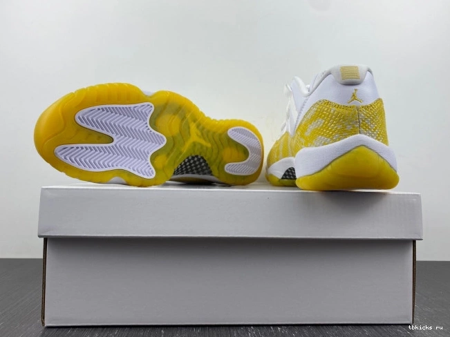Cheap TB Jordan Air Yellow 11 WMNS Snakeskin AH7860-107 Low 0629